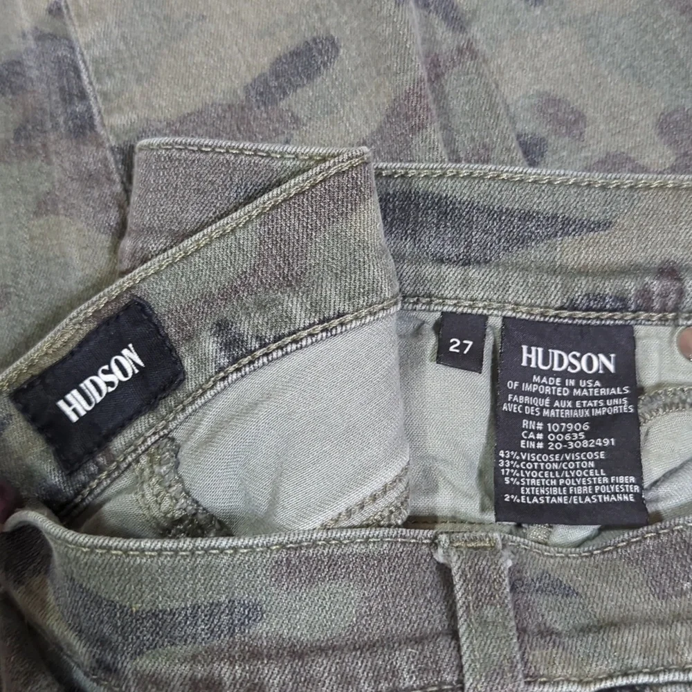 Hudson Nico Camouflage Jeans 27 - Picture 6 of 8